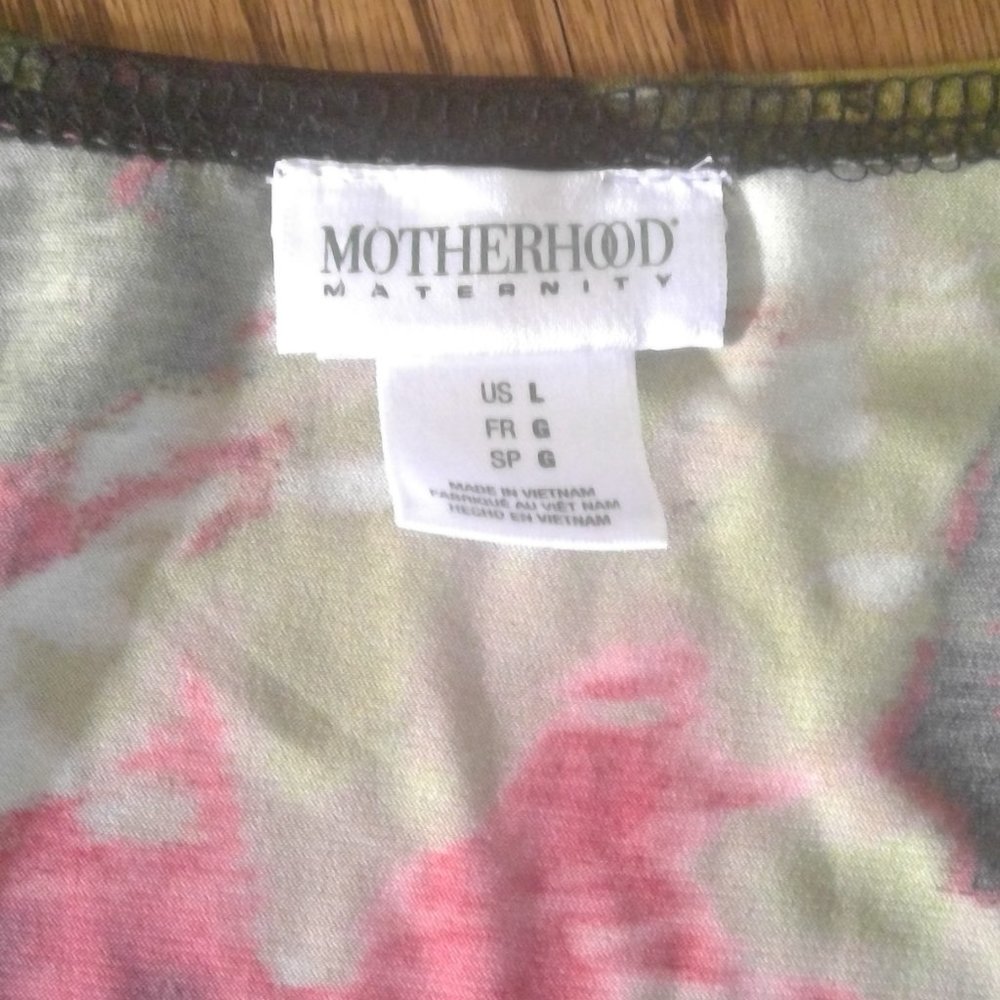 Motherhood Maternity Large Colorful Floral Print Sleeveless Dress - Picture 7 of 10